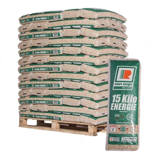 Van Roje Pellets – Palette mit 65 x 15-kg-Säcken