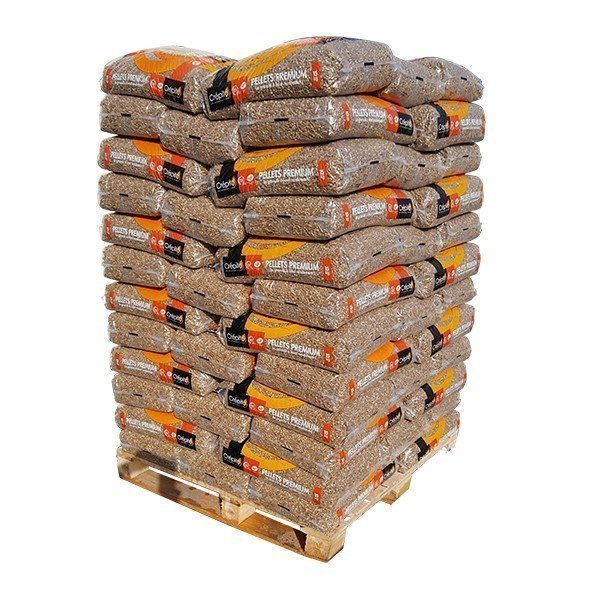 CRÉPITO Pelletpalette – 72 Säcke à 15 kg